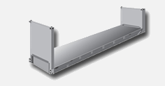 Flatrack 40 foot container