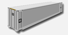 High Cube 45 foot container